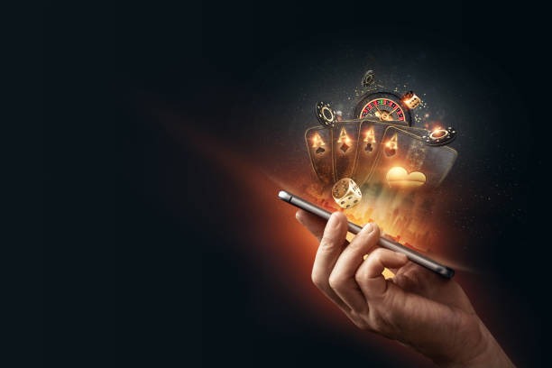 Live dealer table viewed on a mobile device