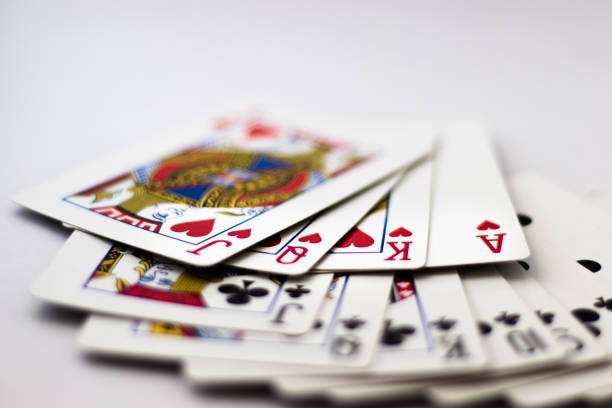 Dealer at blackjack table